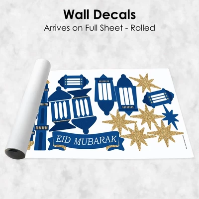 Big Dot Of Happiness Ramadan - Peel And Stick Eid Mubarak Vinyl Wall Art Stickers - Wall Decals - Set Of 20 4 Big Dot Of Happiness Ramadan - Peel And Stick Eid Mubarak Vinyl Wall Art Stickers - Wall Decals - Set Of 20 - Image 4