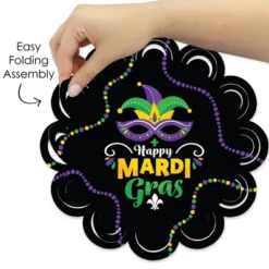 Big Dot Of Happiness Colorful Mardi Gras Mask - Masquerade Party Round Table Decorations - Paper Chargers - Place Setting For 12 8 Big Dot Of Happiness Colorful Mardi Gras Mask - Masquerade Party Round Table Decorations - Paper Chargers - Place Setting For 12 -Nursery Decor Store GUEST 5c768fcb c2cd 4767 beb2 0f5abf9b7624