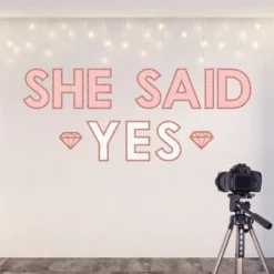 Big Dot Of Happiness Bride Squad - Peel And Stick Rose Gold Bridal Shower Or Bachelorette Party Large Banner Wall Decals - She Said Yes -Nursery Decor Store GUEST 5fb66fea 290a 4562 9c24 f257e6d2d15b