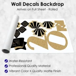 Big Dot Of Happiness Roaring 20’s - Peel And Stick 1920s Art Deco Jazz Party Decoration - Wall Decals Backdrop -Nursery Decor Store GUEST 60ff05b8 68ab 42e1 9cd4 0fdd930f98e1