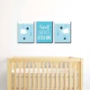 Big Dot Of Happiness Baby Boy - Blue Nursery Wall Art And Kids Room Decorations - Gift Ideas - 7.5 X 10 Inches - Set Of 3 Prints
