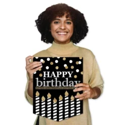 Big Dot Of Happiness Adult Happy Birthday - Gold - Outdoor Home Decorations - Double-Sided Birthday Party Garden Flag - 12 X 15.25 Inches 13 Big Dot Of Happiness Adult Happy Birthday - Gold - Outdoor Home Decorations - Double-Sided Birthday Party Garden Flag - 12 X 15.25 Inches -Nursery Decor Store GUEST 6480d142 603b 4ac1 a02e 8eab24eda326