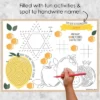 Big Dot Of Happiness Sukkot - Paper Sukkah Coloring Sheets - Activity Placemats - Set Of 16