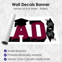 Big Dot Of Happiness Maroon Graduation Party Decor - Vinyl Wall Decals - Grad 9 Big Dot Of Happiness Maroon Graduation Party Decor - Vinyl Wall Decals - Grad -Nursery Decor Store GUEST 6d37cdb8 c1a9 4b38 9211 aecce067bf4f