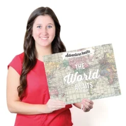 Big Dot Of Happiness World Awaits - Paper Travel Themed Birthday Party Coloring Sheets - Activity Placemats - Set Of 16 -Nursery Decor Store GUEST 70c0c794 cf7f 404b a25c 5679bdeae0c6