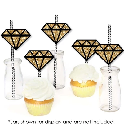 Big Dot Of Happiness Girls Night Out Paper Straw Decor - Bachelorette Party Striped Decorative Straws - Set Of 24 3 Big Dot Of Happiness Girls Night Out Paper Straw Decor - Bachelorette Party Striped Decorative Straws - Set Of 24 - Image 3