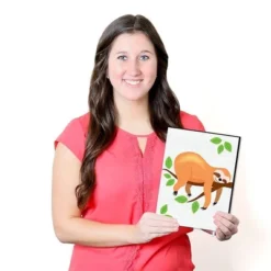 Big Dot Of Happiness Let's Hang - Sloth - Nursery Wall Art And Kids Room Decorations - Gift Ideas - 7.5 X 10 Inches - Set Of 3 Prints -Nursery Decor Store GUEST 75a18ede 69ce 4c35 9697 0f7d94f14411