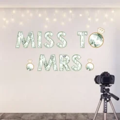 Big Dot Of Happiness Boho Botanical Bridal - Peel And Stick Greenery Party Large Banner Wall Decals - Miss To Mrs -Nursery Decor Store GUEST 75d460da 4dab 49de 97ee 1dd5046deae6