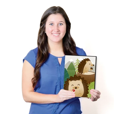 Big Dot Of Happiness Forest Hedgehogs - Woodland Nursery Wall Art And Kids Room Decor - 7.5 X 10 Inches - Set Of 3 Prints 4 Big Dot Of Happiness Forest Hedgehogs - Woodland Nursery Wall Art And Kids Room Decor - 7.5 X 10 Inches - Set Of 3 Prints - Image 4