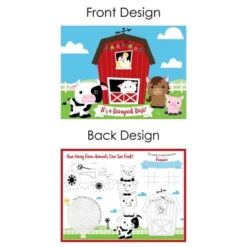Big Dot Of Happiness Farm Animals - Paper Barnyard Birthday Party Coloring Sheets - Activity Placemats - Set Of 16 -Nursery Decor Store GUEST 7a0f6599 680d 4244 94c3 0580e57c1165