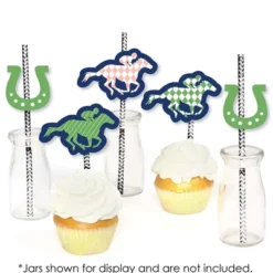 Big Dot Of Happiness Kentucky Horse Derby - Paper Straw Decor - Horse Race Party Striped Decorative Straws - Set Of 24 6 Big Dot Of Happiness Kentucky Horse Derby - Paper Straw Decor - Horse Race Party Striped Decorative Straws - Set Of 24 -Nursery Decor Store GUEST 7a75ab59 57f4 43b2 95f5 ff0e3b72b3f3