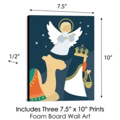 Big Dot Of Happiness Holy Nativity - Religious Nursery Wall Art And Manger Scene Christmas Room Decor - 7.5 X 10 Inches - Set Of 3 Prints -Nursery Decor Store GUEST 7aa98260 3995 44d6 bd0b 56390a71eab1