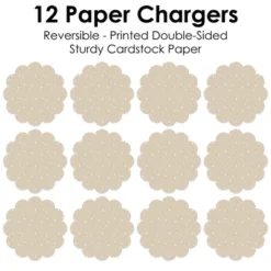 Big Dot Of Happiness Tan Confetti Stars - Simple Party Round Table Decorations - Paper Chargers - Place Setting For 12 11 Big Dot Of Happiness Tan Confetti Stars - Simple Party Round Table Decorations - Paper Chargers - Place Setting For 12 -Nursery Decor Store GUEST 7adbb4c3 72d4 4db6 ba7f 512b85f33001