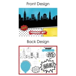 Big Dot Of Happiness Bam Superhero - Paper Birthday Party Coloring Sheets - Activity Placemats - Set Of 16 -Nursery Decor Store GUEST 7c84395d 97ff 46c7 8854 902566b52595