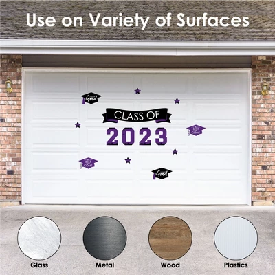 Big Dot Of Happiness Purple Class Of 2023 Graduation Party Wall Decals Set Of 20 3 Big Dot Of Happiness Purple Class Of 2023 Graduation Party Wall Decals Set Of 20 - Image 3