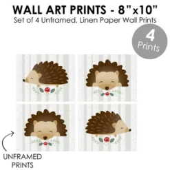 Big Dot Of Happiness Forest Hedgehogs - Unframed Woodland Nursery And Kids Room Linen Paper Wall Art - Set Of 4 - Artisms - 8 X 10 Inches 7 Big Dot Of Happiness Forest Hedgehogs - Unframed Woodland Nursery And Kids Room Linen Paper Wall Art - Set Of 4 - Artisms - 8 X 10 Inches -Nursery Decor Store GUEST 7d701923 8347 401e b1cc ab62426c020d