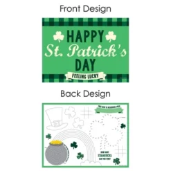 Big Dot Of Happiness St. Patrick's Day - Paper Saint Patty's Day Party Coloring Sheets - Activity Placemats - Set Of 16 -Nursery Decor Store GUEST 7ddd6c19 9c7d 466e b39f 20a0ce8ad775
