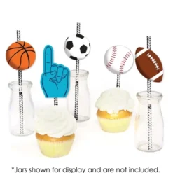 Big Dot Of Happiness Go, Fight, Win - Sports - Paper Straw Decor - Baby Shower Or Birthday Party Striped Decorative Straws - Set Of 24 6 Big Dot Of Happiness Go, Fight, Win - Sports - Paper Straw Decor - Baby Shower Or Birthday Party Striped Decorative Straws - Set Of 24 -Nursery Decor Store GUEST 7e2e2b71 b4d3 4593 aff5 eaf8f619555f