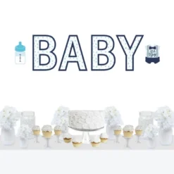 Big Dot Of Happiness It's A Boy - Peel And Stick Blue Baby Shower Standard Banner Wall Decals - Baby 11 Big Dot Of Happiness It's A Boy - Peel And Stick Blue Baby Shower Standard Banner Wall Decals - Baby -Nursery Decor Store GUEST 817fa401 f6ce 47c8 843d 4610509c0338