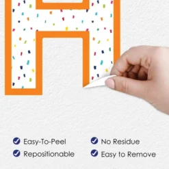 Big Dot Of Happiness Cheerful Happy Birthday - Peel And Stick Colorful Birthday Party Large Banner Wall Decals - Happy Birthday -Nursery Decor Store GUEST 82b477bc 6d0b 4e25 9277 af37ea7d581b