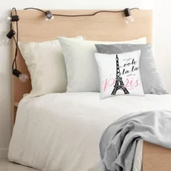 Big Dot Of Happiness Paris, Ooh La La - Paris Themed Baby Shower Or Birthday Party Home Decorative Cushion Case - Throw Pillow Cover - 16 X 16 Inches