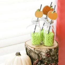 Big Dot Of Happiness Pumpkin Patch Paper Straw Decor - Fall Or Halloween Party Striped Decorative Straws - Set Of 24 -Nursery Decor Store GUEST 876fbbf4 80b2 4a5a a3ee 2148dcb3d02e