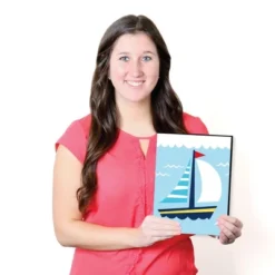 Big Dot Of Happiness Lighthouse, Sailboat And Anchor - Boy Nursery Wall Art And Nautical Kids Room Decor - 7.5 X 10 Inches - Set Of 3 Prints -Nursery Decor Store GUEST 8866e901 4075 4aeb b56b 17584329e2ea