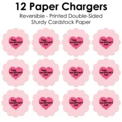 Big Dot Of Happiness Be My Galentine - Galentine's & Valentine's Day Party Round Table Decorations - Paper Chargers - Place Setting For 12 -Nursery Decor Store GUEST 8b51af76 5ba3 45b9 b88f 28ed553564d7