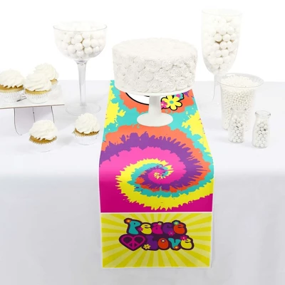 Big Dot Of Happiness 60's Hippie - Petite 1960s Groovy Party Paper Table Runner - 12 X 60 Inches 1 Big Dot Of Happiness 60's Hippie - Petite 1960s Groovy Party Paper Table Runner - 12 X 60 Inches