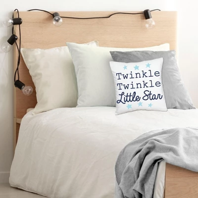 Big Dot Of Happiness Twinkle Twinkle Little Star - Baby Shower Or Birthday Party Home Decorative Cushion Case - Throw Pillow Cover - 16 X 16 Inches 1 Big Dot Of Happiness Twinkle Twinkle Little Star - Baby Shower Or Birthday Party Home Decorative Cushion Case - Throw Pillow Cover - 16 X 16 Inches
