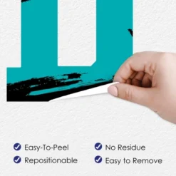 Big Dot Of Happiness Teal Graduation Party Decor - Vinyl Wall Decals - Grad -Nursery Decor Store GUEST 8c27e19b e109 494b a754 3bf3366ae72a