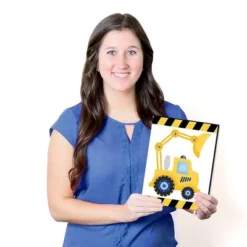 Big Dot Of Happiness Construction Truck - Baby Boy Nursery Wall Art And Kids Room Decorations - Gift Ideas - 7.5 X 10 Inches - Set Of 3 Prints -Nursery Decor Store GUEST 8ca6fad0 e935 4251 9f10 23cd7064b0b3