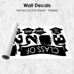 Big Dot Of Happiness Black And White Class Of 2023 Graduation Party Wall Decals Set Of 20 -Nursery Decor Store GUEST 8f7c196d 1c3c 4c1a b3ad 6d4fc09f8d92