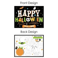 Big Dot Of Happiness Jack-O'-Lantern Halloween - Paper Kids Halloween Party Coloring Sheets - Activity Placemats - Set Of 16 -Nursery Decor Store GUEST 909d772c 32ff 4a70 a34b f296566f1eb0