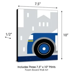 Big Dot Of Happiness Calling All Units - Police - Cop Car Nursery Wall Art And Kids Room Decor - 7.5 X 10 Inches - Set Of 3 Prints -Nursery Decor Store GUEST 90c1492a 3d2b 4ce2 9cdb 9d1e13d265e7