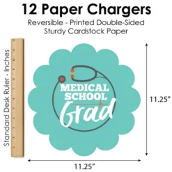 Big Dot Of Happiness Medical School Grad - Doctor Graduation Party Round Table Decorations - Paper Chargers - Place Setting For 12 -Nursery Decor Store GUEST 95000ad8 7298 4723 bb30 08a2a0f3617c