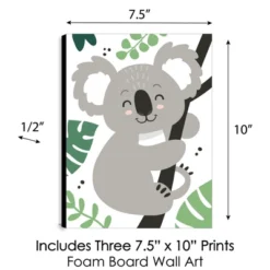 Big Dot Of Happiness Koala Cutie - Bear Nursery And Kids Room - 7.5 X 10 Inches - Wall Art Set Of 3 Prints -Nursery Decor Store GUEST 97c5203c 52cf 4841 90e7 7d15f06656d8