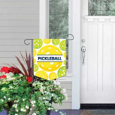 Big Dot Of Happiness Let's Rally - Pickleball - Outdoor Home Decorations - Double-Sided Birthday Or Retirement Party Garden Flag - 12 X 15.25 Inches 5 Big Dot Of Happiness Let's Rally - Pickleball - Outdoor Home Decorations - Double-Sided Birthday Or Retirement Party Garden Flag - 12 X 15.25 Inches - Image 5