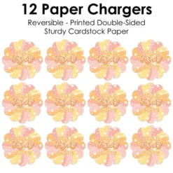 Big Dot Of Happiness Stay Groovy - Boho Hippie Party Round Table Decorations - Paper Chargers - Place Setting For 12 -Nursery Decor Store GUEST 9d27ff29 b61e 47b5 ad8c dc1744189e16