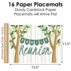 Big Dot Of Happiness Family Tree Reunion - Party Table Decorations - Family Gathering Party Placemats - Set Of 16 6 Big Dot Of Happiness Family Tree Reunion - Party Table Decorations - Family Gathering Party Placemats - Set Of 16 -Nursery Decor Store GUEST 9f6d0988 1bcb 4b59 a950 05230aca47ad