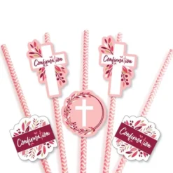 Big Dot Of Happiness Confirmation Pink Elegant Cross - Paper Straw Decor - Girl Religious Party Striped Decorative Straws - Set Of 24 7 Big Dot Of Happiness Confirmation Pink Elegant Cross - Paper Straw Decor - Girl Religious Party Striped Decorative Straws - Set Of 24 -Nursery Decor Store GUEST a2e70827 debc 4ce0 81bd 0f707c68b1d0