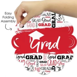 Big Dot Of Happiness Red Grad - Best Is Yet To Come - Red Graduation Party Round Table Decorations - Paper Chargers - Place Setting For 12 -Nursery Decor Store GUEST a375cc97 2f3f 4285 ae7f 076c02cf62e0