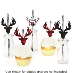 Big Dot Of Happiness Prancing Plaid Paper Straw Decor - Christmas & Holiday Buffalo Plaid Party Striped Decorative Straws - Set Of 24 6 Big Dot Of Happiness Prancing Plaid Paper Straw Decor - Christmas & Holiday Buffalo Plaid Party Striped Decorative Straws - Set Of 24 -Nursery Decor Store GUEST a37df138 f2ef 408b 91f9 7d638ee5313d