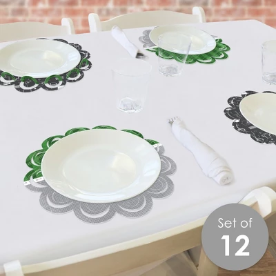 Big Dot Of Happiness End Zone - Football - Baby Shower Or Birthday Party Round Table Decorations - Paper Chargers - Place Setting For 12 1 Big Dot Of Happiness End Zone - Football - Baby Shower Or Birthday Party Round Table Decorations - Paper Chargers - Place Setting For 12