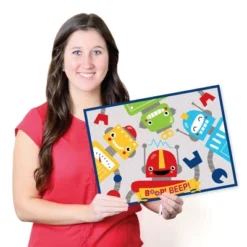 Big Dot Of Happiness Gear Up Robots - Paper Birthday Party Coloring Sheets - Activity Placemats - Set Of 16 9 Big Dot Of Happiness Gear Up Robots - Paper Birthday Party Coloring Sheets - Activity Placemats - Set Of 16 -Nursery Decor Store GUEST a81414b0 d18f 496c 8a52 6e95ddb097a0