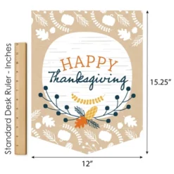 Big Dot Of Happiness Happy Thanksgiving - Outdoor Home Decorations - Double-Sided Fall Harvest Party Garden Flag - 12 X 15.25 Inches 10 Big Dot Of Happiness Happy Thanksgiving - Outdoor Home Decorations - Double-Sided Fall Harvest Party Garden Flag - 12 X 15.25 Inches -Nursery Decor Store GUEST a882a15b dca7 497e a7ca 80691a8074f0