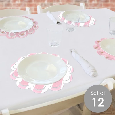 Big Dot Of Happiness Little Princess Crown Princess Baby Shower Or Birthday Party Round Table Decorations - Paper Chargers - Place Setting For 12 1 Big Dot Of Happiness Little Princess Crown Princess Baby Shower Or Birthday Party Round Table Decorations - Paper Chargers - Place Setting For 12