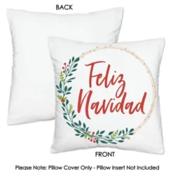 Big Dot Of Happiness Feliz Navidad - Holiday And Spanish Christmas Party Home Decorative Canvas Cushion Case - Throw Pillow Cover - 16 X 16 Inches -Nursery Decor Store GUEST ab3f5bdd fbb1 4a61 9605 119db88bf539