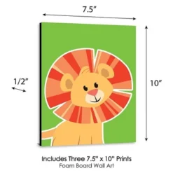 Big Dot Of Happiness Jungle Party Animals - Safari Zoo Animal Nursery Wall Art And Kids Room Decor - Gift Ideas - 7.5 X 10 Inches - Set Of 3 Prints -Nursery Decor Store GUEST ac1bfb94 0f72 495c 9da6 44ff0a1c4a5c