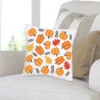 Big Dot Of Happiness Fall Pumpkin - Halloween Or Thanksgiving Party Home Decorative Canvas Cushion Case - Throw Pillow Cover - 16 X 16 Inches